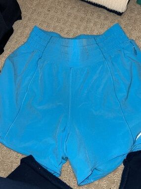 lululemon athletica Bright Blue Women's Athletic Shorts